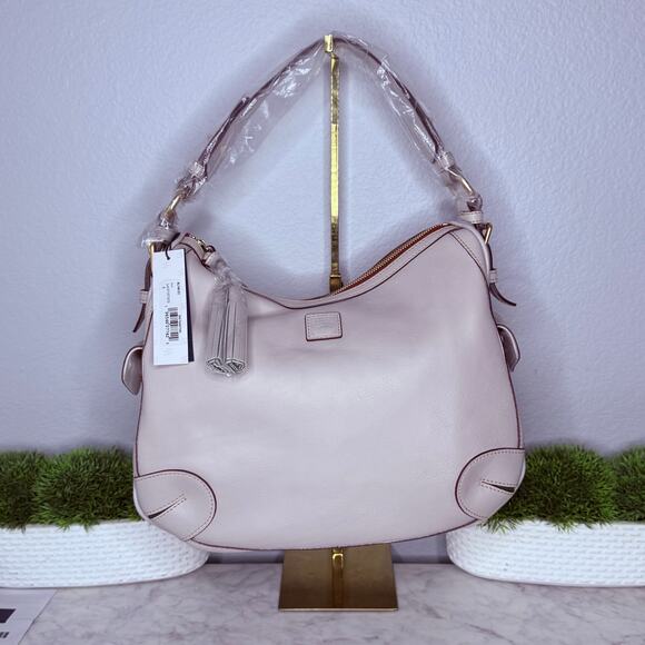 Dooney and Bourke Florentine Side Pocket Hobo $528 - Picture 2 of 14